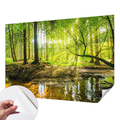 Fototapeta za otroško sobo z zeleno pokrajino