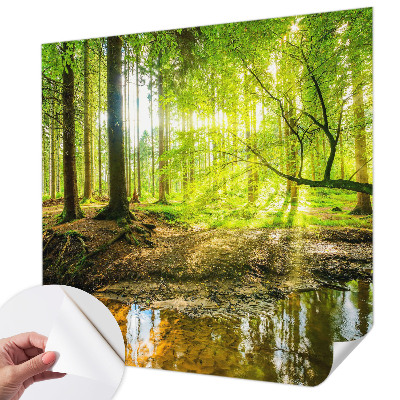 Fototapeta za otroško sobo z zeleno pokrajino
