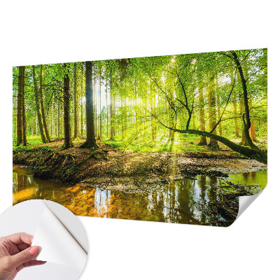 Fototapeta za otroško sobo z zeleno pokrajino