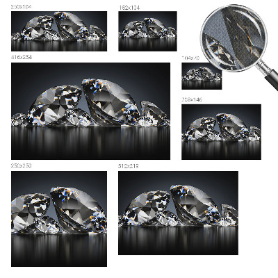 Samolepilna fototapeta za dnevno sobo Kristalna lepota