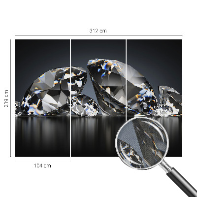 Samolepilna fototapeta za dnevno sobo Kristalna lepota