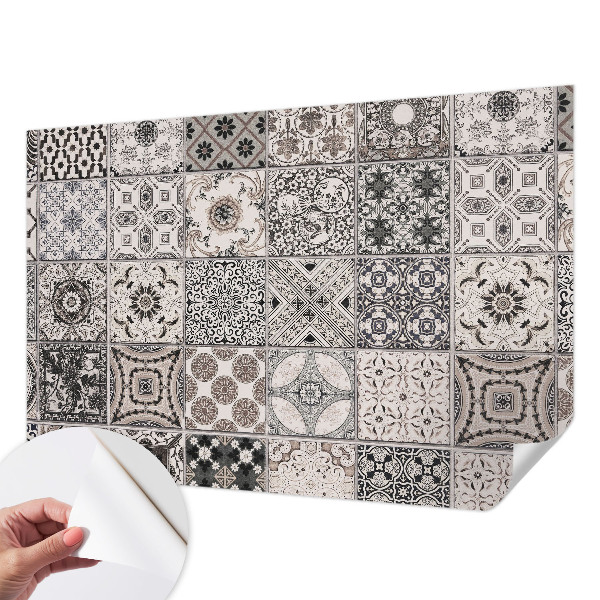 Samolepilna fototapeta za spalnico Vzorci ploščic