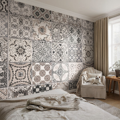 Samolepilna fototapeta za spalnico Vzorci ploščic