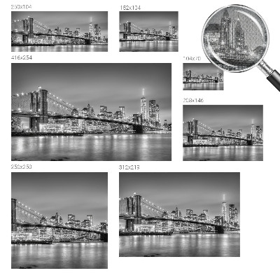 Otroška fototapeta z motivom mostu v metropoli