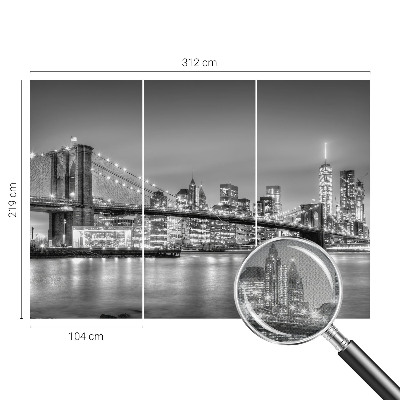Otroška fototapeta z motivom mostu v metropoli