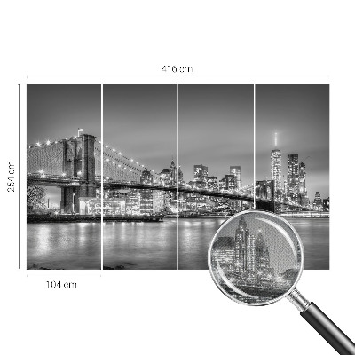 Otroška fototapeta z motivom mostu v metropoli
