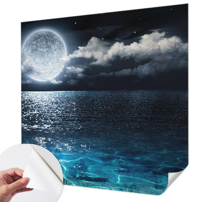 Samolepilna fototapeta z motivom nočnega morja