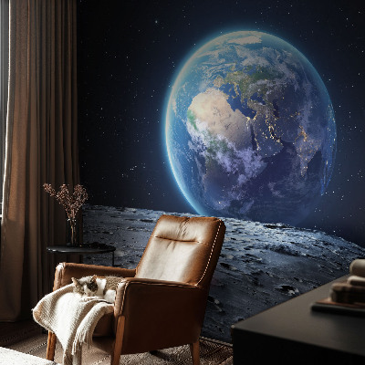 Samolepilna fototapeta za dnevno sobo Kozmična panorama