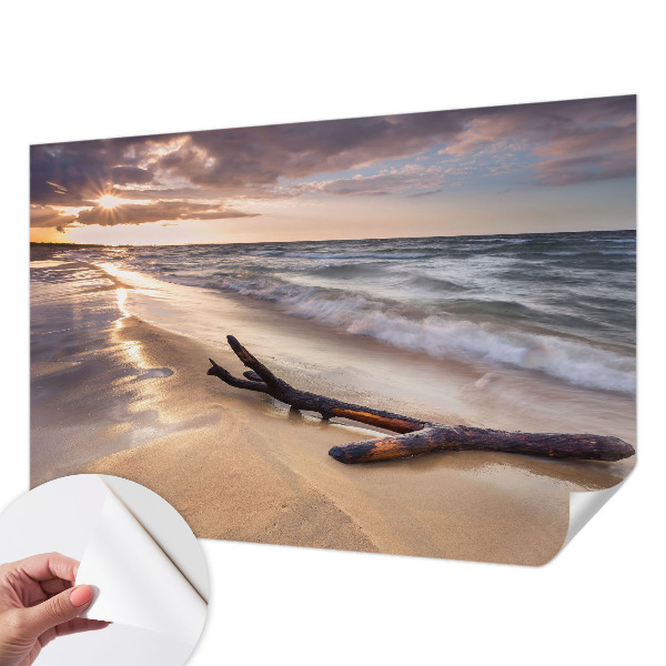 3D fototapeta z motivom zahodne plaže
