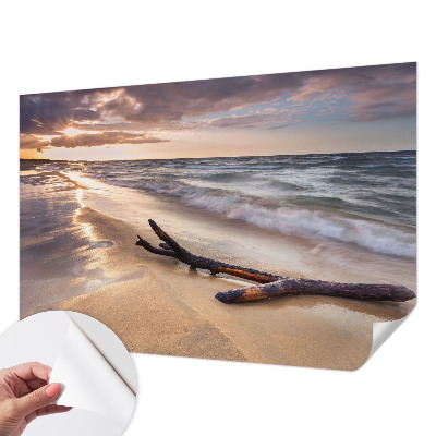3D fototapeta z motivom zahodne plaže