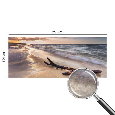 3D fototapeta z motivom zahodne plaže