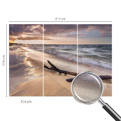 3D fototapeta Zahodna plaža