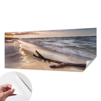 3D fototapeta z motivom zahodne plaže
