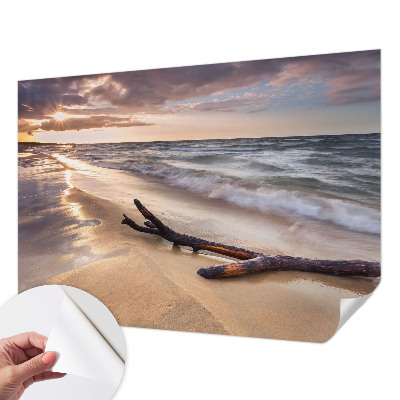 3D fototapeta z motivom zahodne plaže