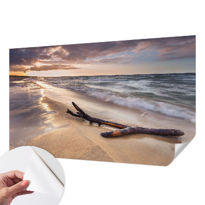 3D fototapeta z motivom zahodne plaže