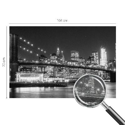 Samolepilna fototapeta za spalnico Nočna panorama