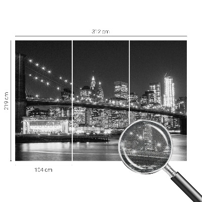 Samolepilna fototapeta za spalnico Nočna panorama