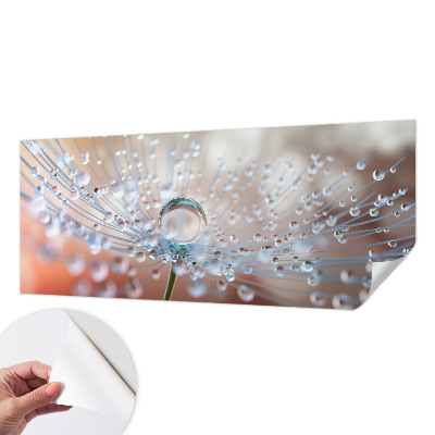 Fototapeta za otroško sobo z motivom kapljice na regratu