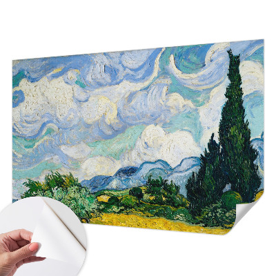 Samolepilna fototapeta za dnevno sobo Izrazni oblaki