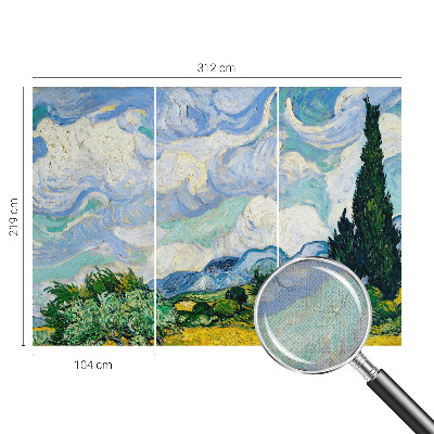 Samolepilna fototapeta za dnevno sobo Izrazni oblaki