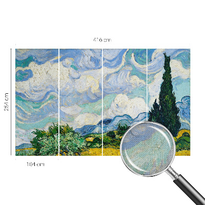 Samolepilna fototapeta za dnevno sobo Izrazni oblaki