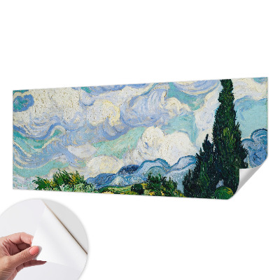 Samolepilna fototapeta za dnevno sobo Izrazni oblaki