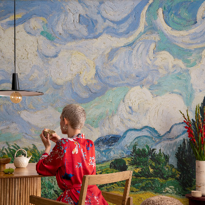 Samolepilna fototapeta za dnevno sobo Izrazni oblaki