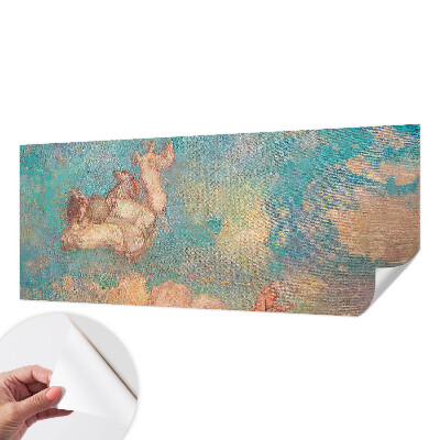 3D fototapeta z motivom nebeških pegazov