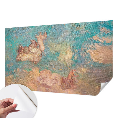 3D fototapeta z motivom nebeških pegazov