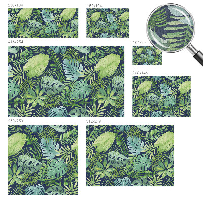 Fototapeta za otroško sobo Tropski listi