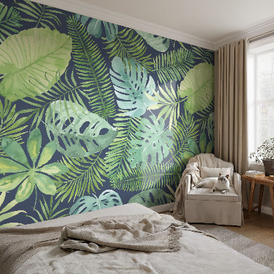 Fototapeta za otroško sobo Tropski listi