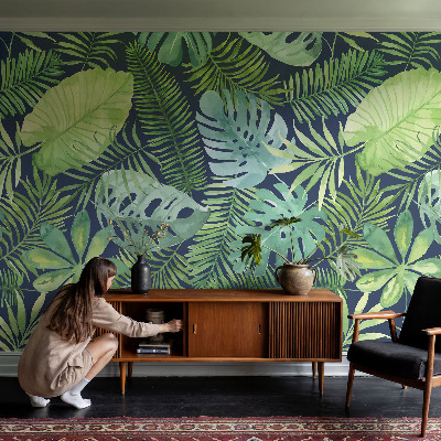 Fototapeta za otroško sobo Tropski listi