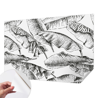 Otroška fototapeta z motivom bananinega lista
