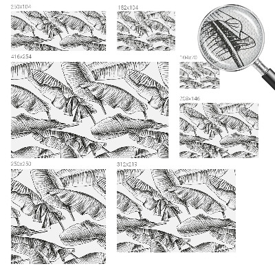 Otroška fototapeta Bananin list