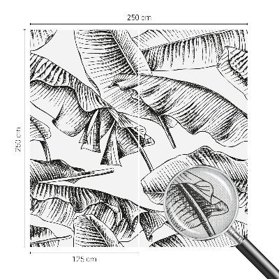 Otroška fototapeta Bananin list