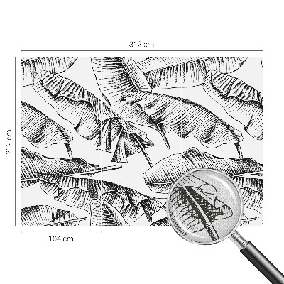 Otroška fototapeta Bananin list