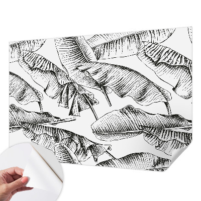 Otroška fototapeta z motivom bananinega lista