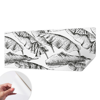 Otroška fototapeta z motivom bananinega lista