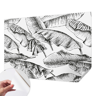 Otroška fototapeta z motivom bananinega lista