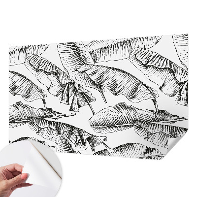 Otroška fototapeta z motivom bananinega lista