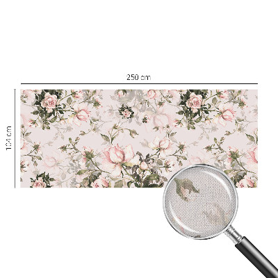 3D fototapeta s cvetličnim vzorcem