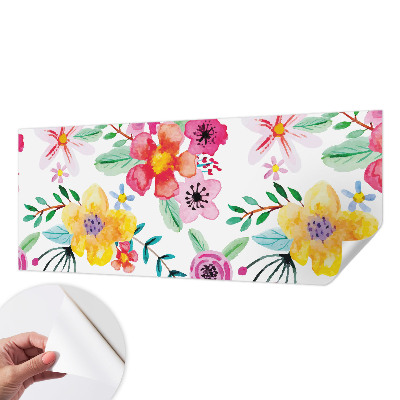 Samolepilna fototapeta za dnevno sobo Cvetlična svežina