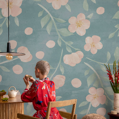 Samolepilna fototapeta za spalnico Cvetlična eleganca