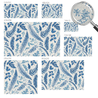 Samolepilna fototapeta Botanični vzorci