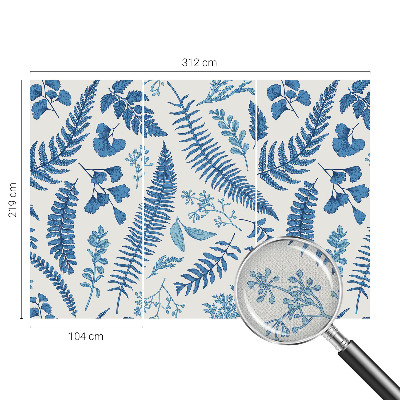 Samolepilna fototapeta Botanični vzorci