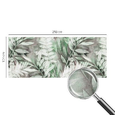 3D fototapeta z motivom akvarelnih listov