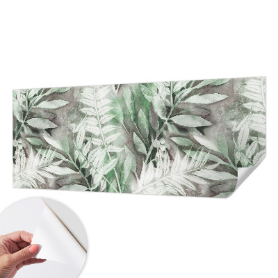 3D fototapeta z motivom akvarelnih listov