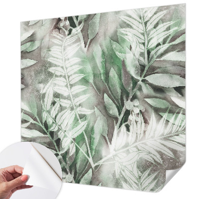 3D fototapeta z motivom akvarelnih listov