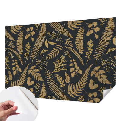 Samolepilna fototapeta za spalnico Botanični listi