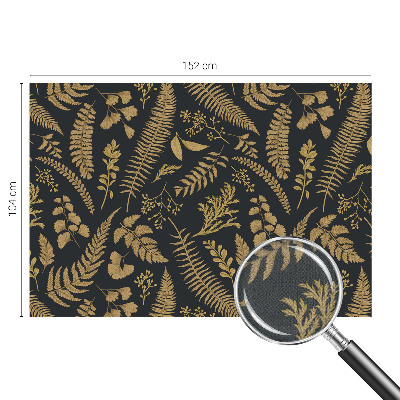 Samolepilna fototapeta za spalnico Botanični listi